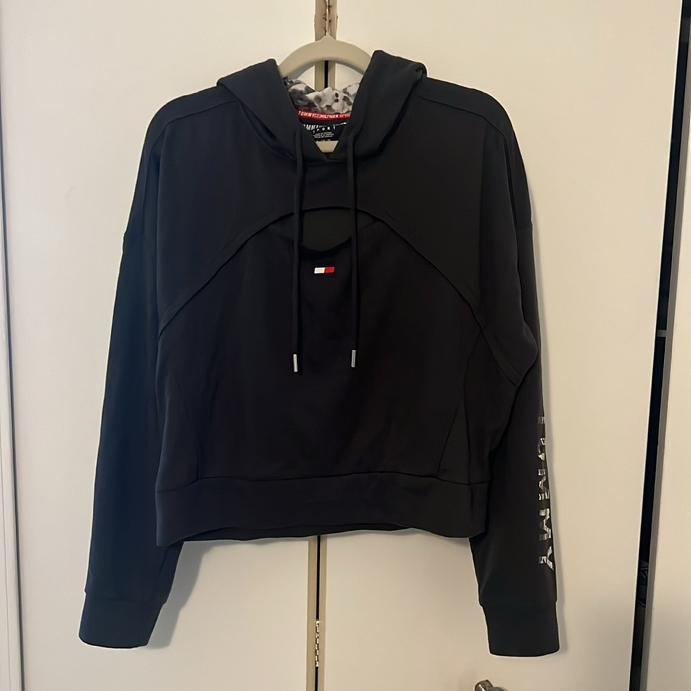 Tommy Hilfiger Sport Graphic Cropped Hoodie